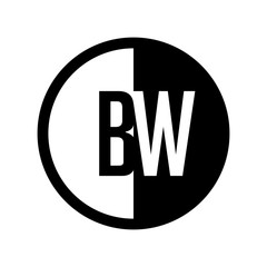 INITIAL CIRCLE HALF LOGO