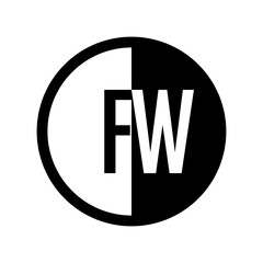 INITIAL CIRCLE HALF LOGO