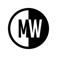 INITIAL CIRCLE HALF LOGO