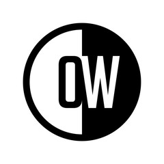 INITIAL CIRCLE HALF LOGO