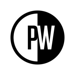 INITIAL CIRCLE HALF LOGO