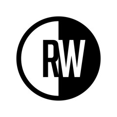 INITIAL CIRCLE HALF LOGO