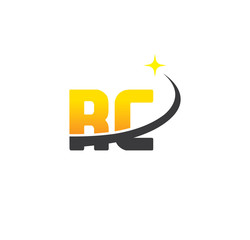 rc initial with swoosh and star