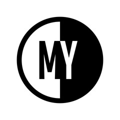 INITIAL CIRCLE HALF LOGO