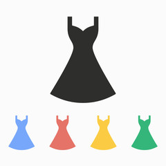 Dress - vector icon.