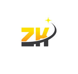 zk initial with swoosh and star