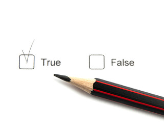 Choosing true