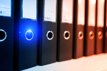 Document folder office work place room