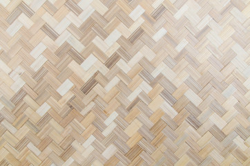 close up woven bamboo pattern