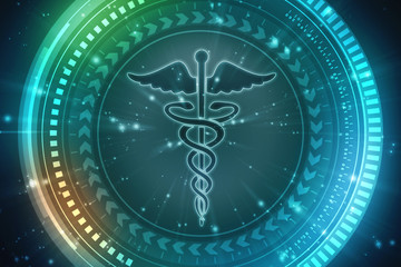 2d  illustration Health care and medical logo 