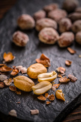 Salted peanuts