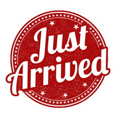 Just arrived stamp