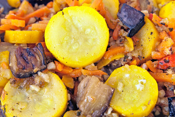 Cooked vegetable food