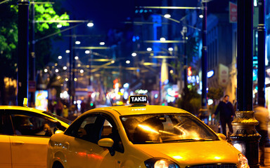 Taxi car in Istanbul