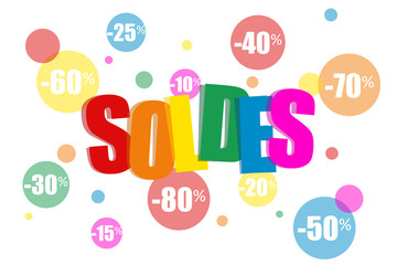 Soldes Ronds Couleurs