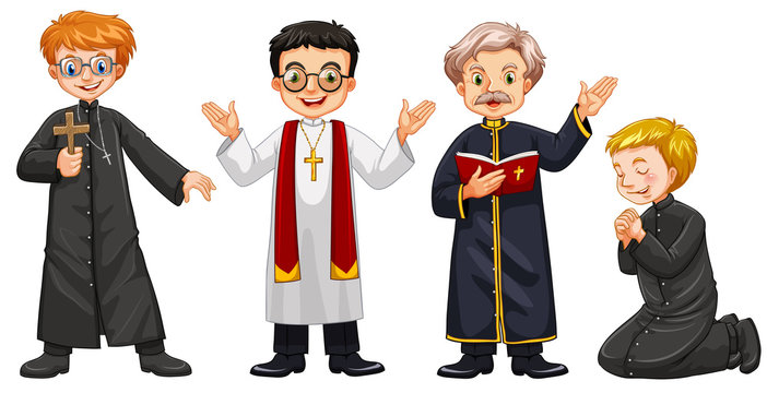 Four characters of priests