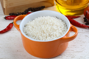 Raw rice