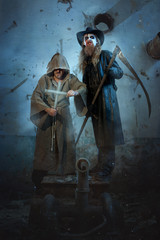 Fototapeta premium Two awful men.