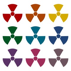 Radiation symbol set 