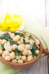 chickpeas with spinach