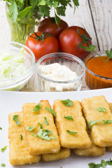 Croquettes of fish