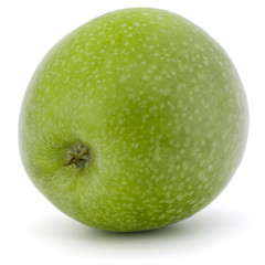 green apple isolated on white background cutout