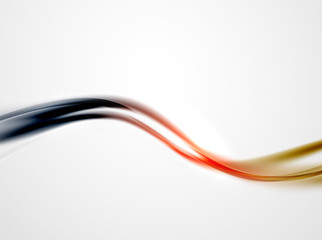 Modern curve stripes template