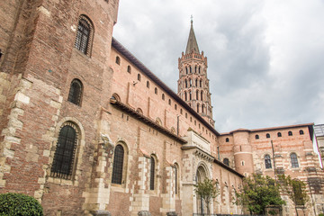 Fototapeta na wymiar Basilique Saint Sernin, Toulouse
