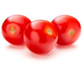 fresh cherry tomato isolated on white background cutout