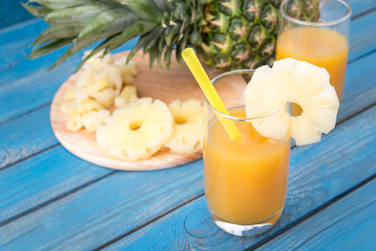 Pineapple Juice In Glass