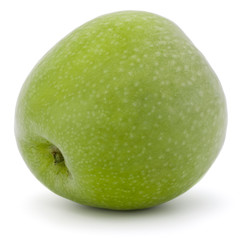 green apple isolated on white background cutout