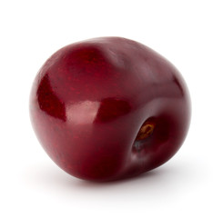 Sweet cherry berry isolated on white background cutout