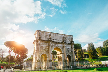 Obraz premium Arch of Constantine in the best city in the world, Rome, Italy