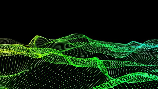Looping animated background made with trapcode form.