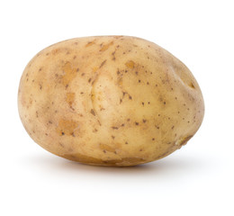 new potato tuber isolated on white background cutout