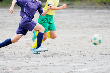 Naklejka premium サッカーの試合