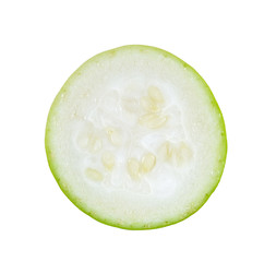 Winter melon isolated on the white background