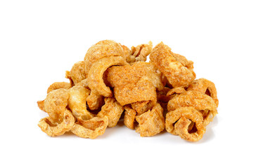 Pork rind favorite food in Thailand