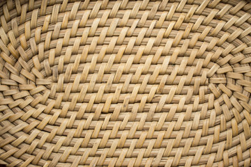 Abstract wicker basket