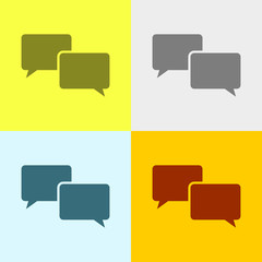 Icon Of Computer Table. 