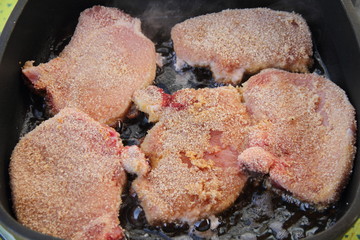 rohes Schnitzel 