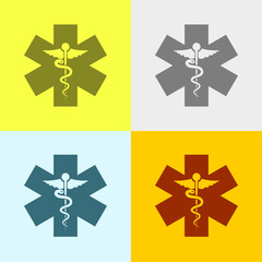 Icon Of Medical Symbol.