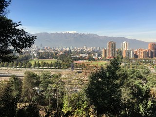 Amazing landscape in Santiago chile
