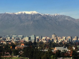 Obraz premium Amazing landscape in Santiago chile