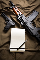 Kit of moder Russia military equipment