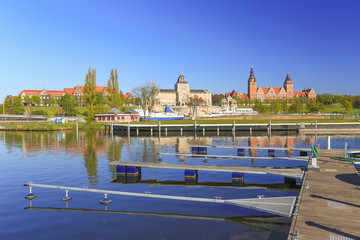 Widok na Szczecin/Paorama starego miasta/Polska © Rochu_2008