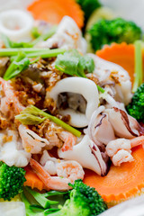 Food of thailand  made ​​from squid