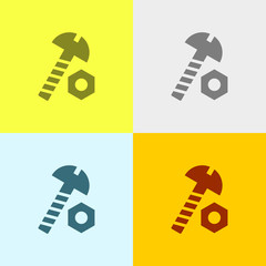 Icon Of Nut Bolt.