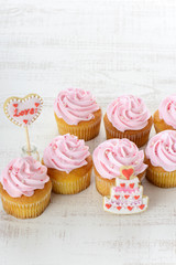 カップケーキ　クッキーポップ