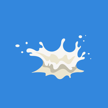 Splash Template For Milk Product Logo
